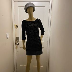 laundry by shelli segal black dress